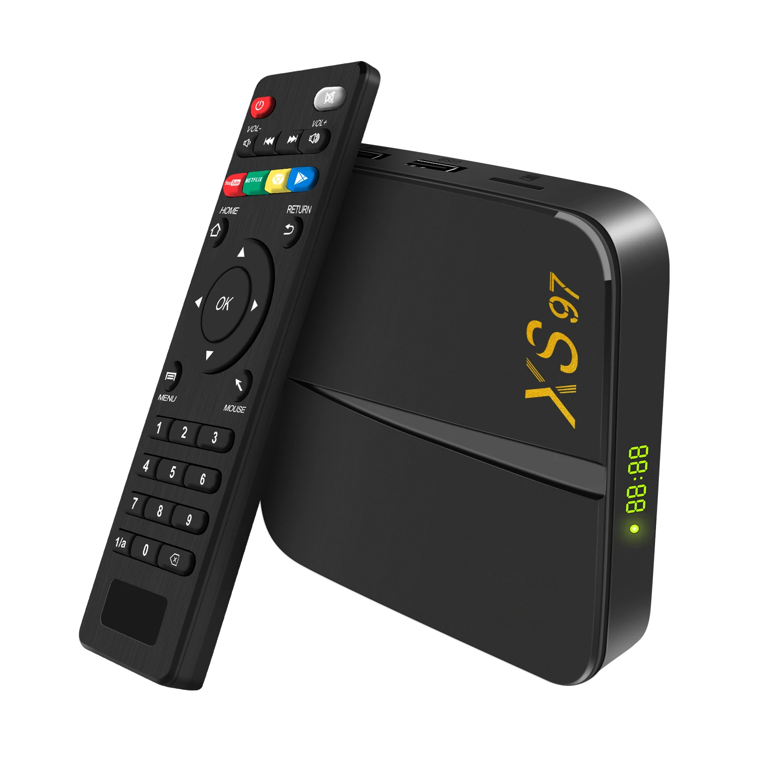 Free Packaging Customization XS97 Smart android 11 tv box with Powerful Amlogic S905W2 4K Ultra HD tvbox