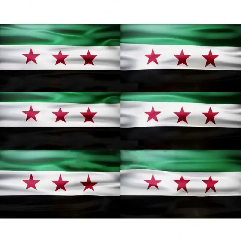 2022 New 3x5 ft  Support Syria flag