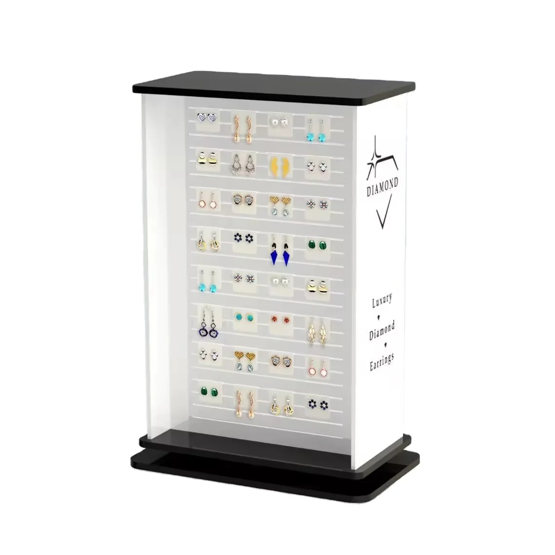 Necklace Large Case Base Table Counter Top Earrings Holder custom Jewelry Displays For Jewelry Store