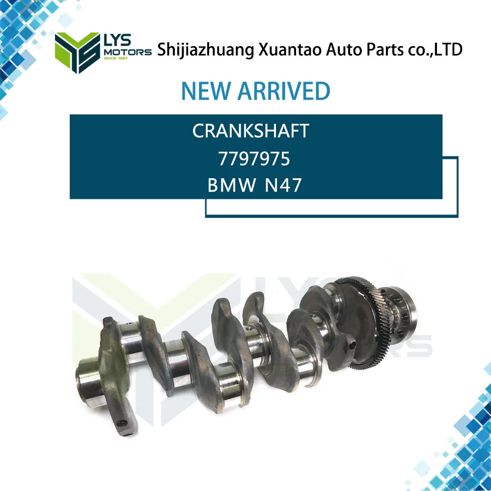 Crankshaft for BMW N47 N47D20 N47D20A N47D20C N47D20D 2.0L 77979750600 11217803479 for BMW E81 E87 F20 F27