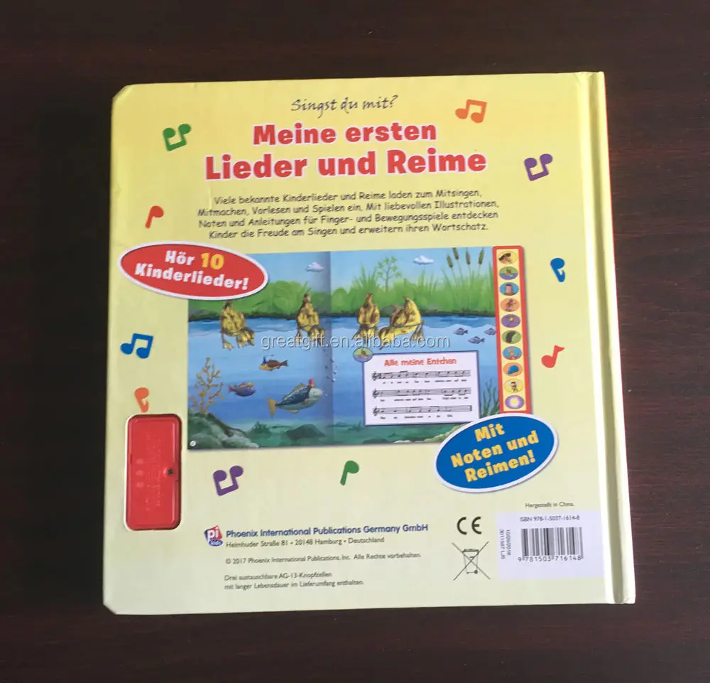 Children English Talking Cover ABC Kids Programmable Sound Push Button Baby Learn Cartoon Toy Board Electronic Audio Books