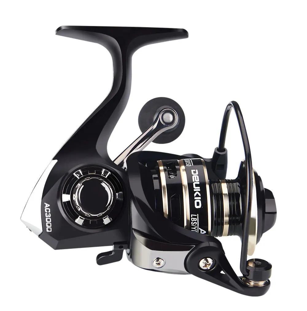 Haroi Top sale AC2000-7000 Max Drag 8KG 5.2:1 Spinning Reel With Large Spool for carp fishing freshwater