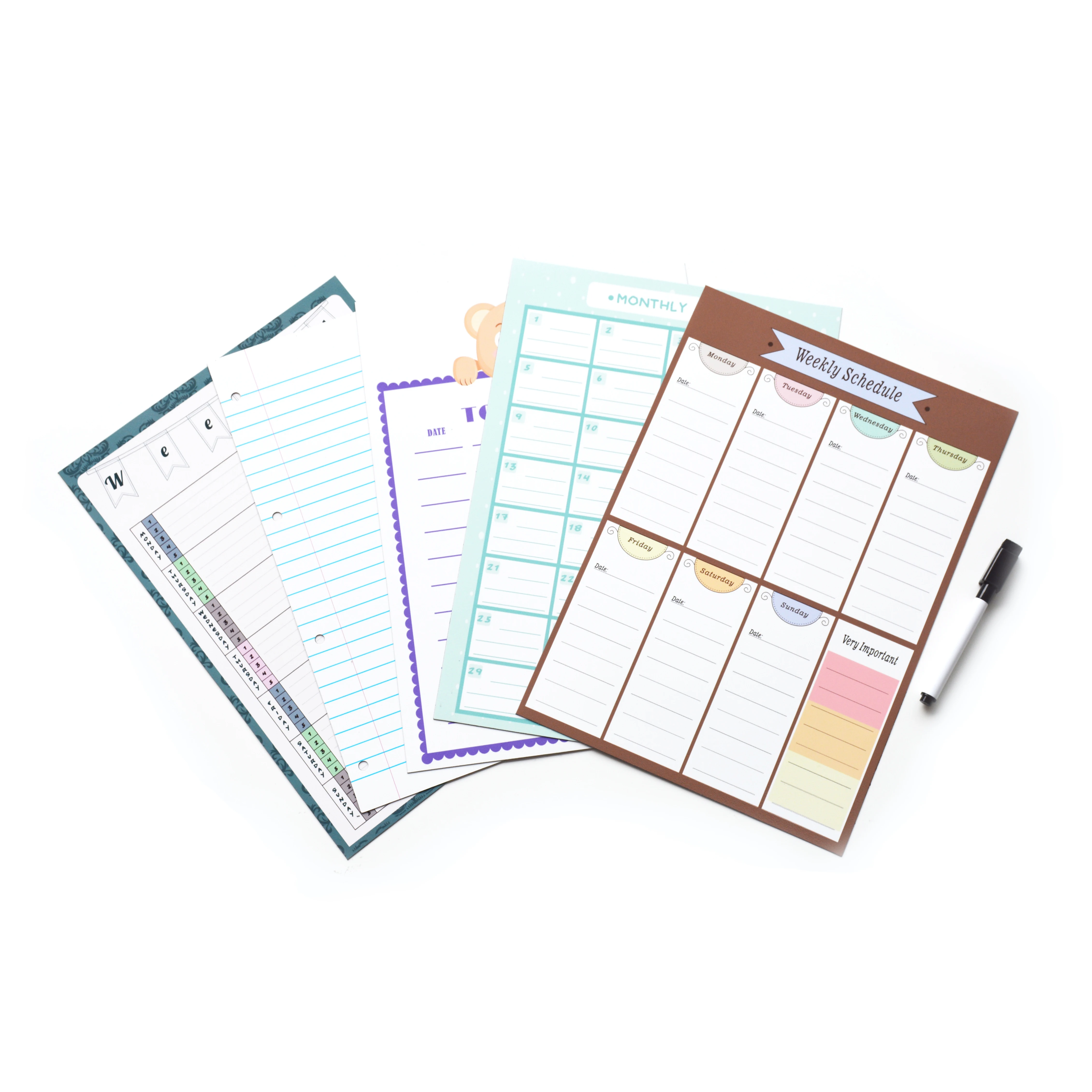 Магнитный ежемесячный календарь, сухой стираемый планировщик, белая доска, магнит на холодильник