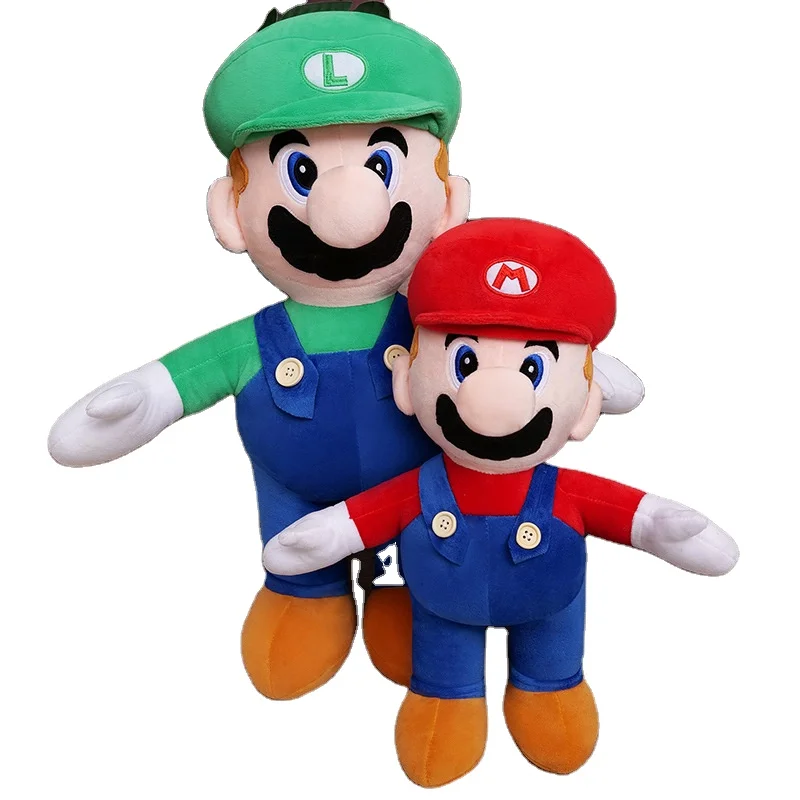 Stuffed Game mario and luigi Doll Mario Luigi Plush Toy Cute Anime Color Doll Gifts For Kids