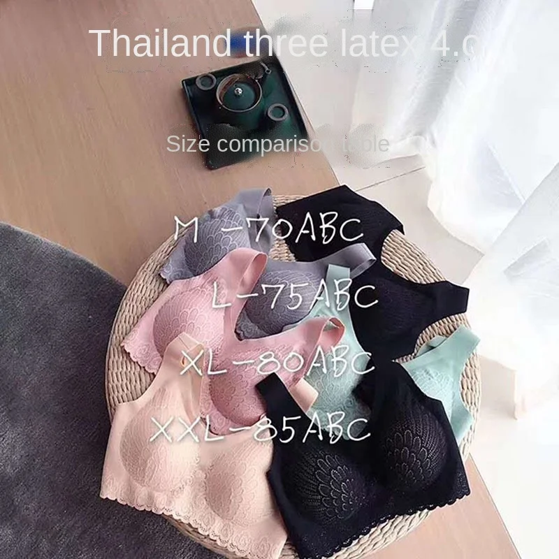 Women sexy Bra Women Push Up High Elastic Soft Seamless Lace Bra