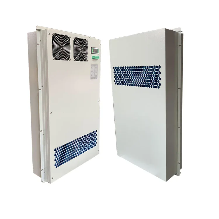Energy saving  DC 48V 80W/K air to air industrial plate heat exchanger outdoor cabinet heat exchanger