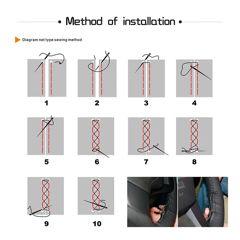 Steering Wheel Cover for Mercedes-Benz W211 E-Class E230 E280 E350 CLS-Class CLS350 CLS500 wholesale price for you