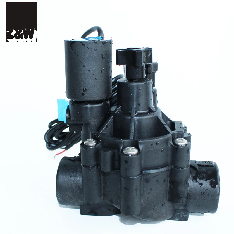 DN25 1 inch irrigation water valve electric solenoid on and off  flow control adjustable