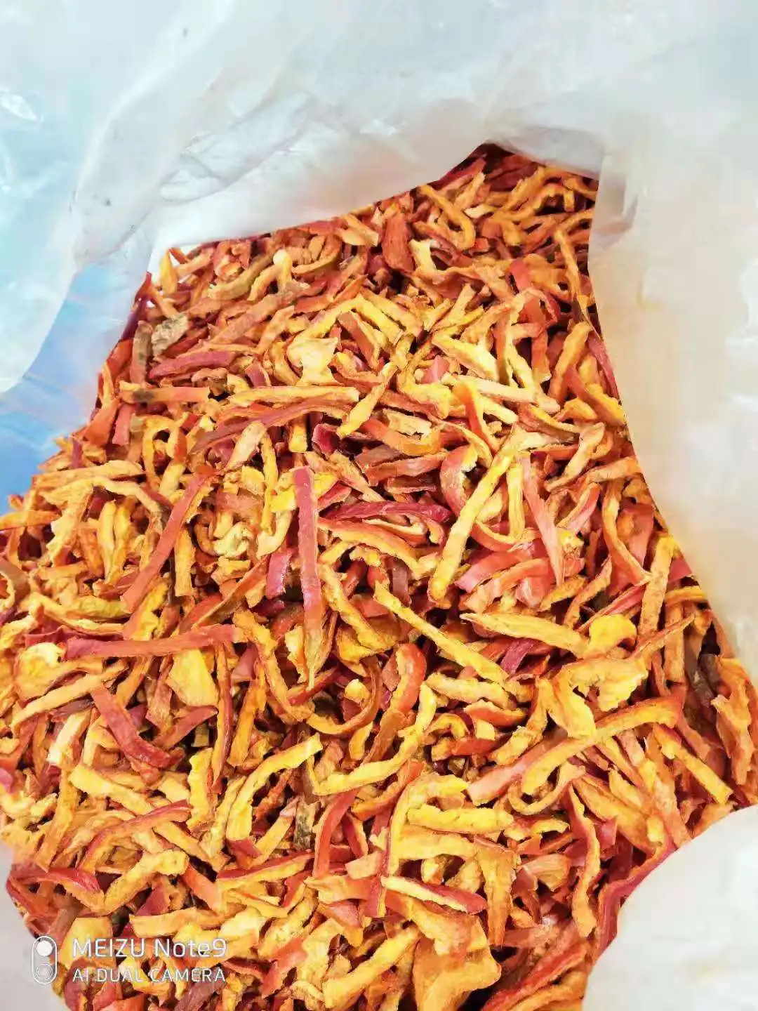 Natural Dried Green vegetables Freeze Dried Bell Pepper Chips Dice China Supplier