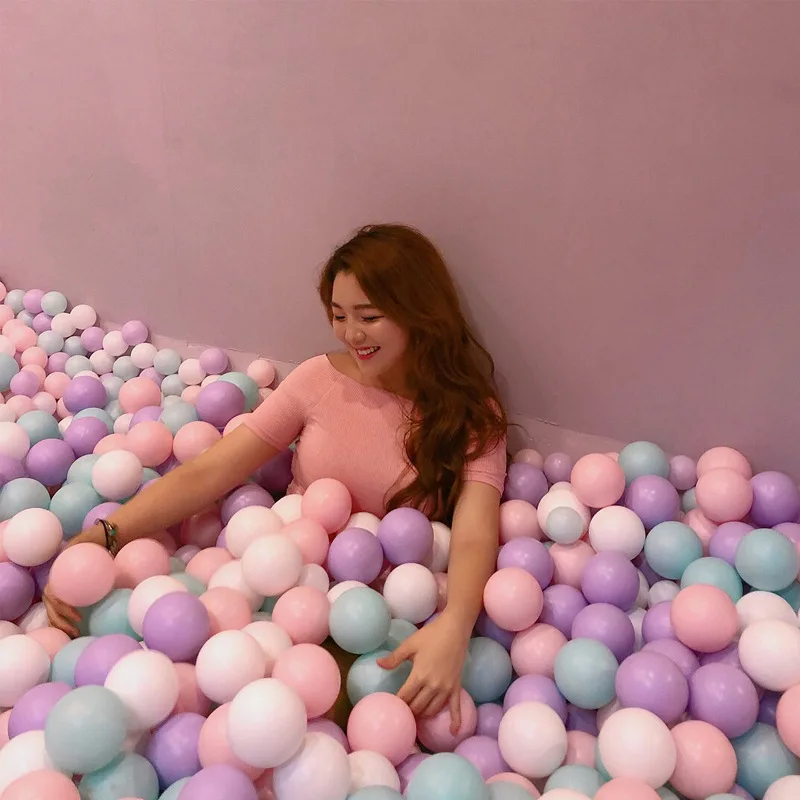 Eco-friendly plastic ocean ball for kids ball pit high quality LDPE balls for sale