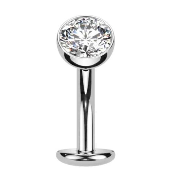 Wholesale G23 Implant Grade Titanium 5 CZ Navel Piercing Floating Belly Jewelry Belly Button Rings piercing Belly