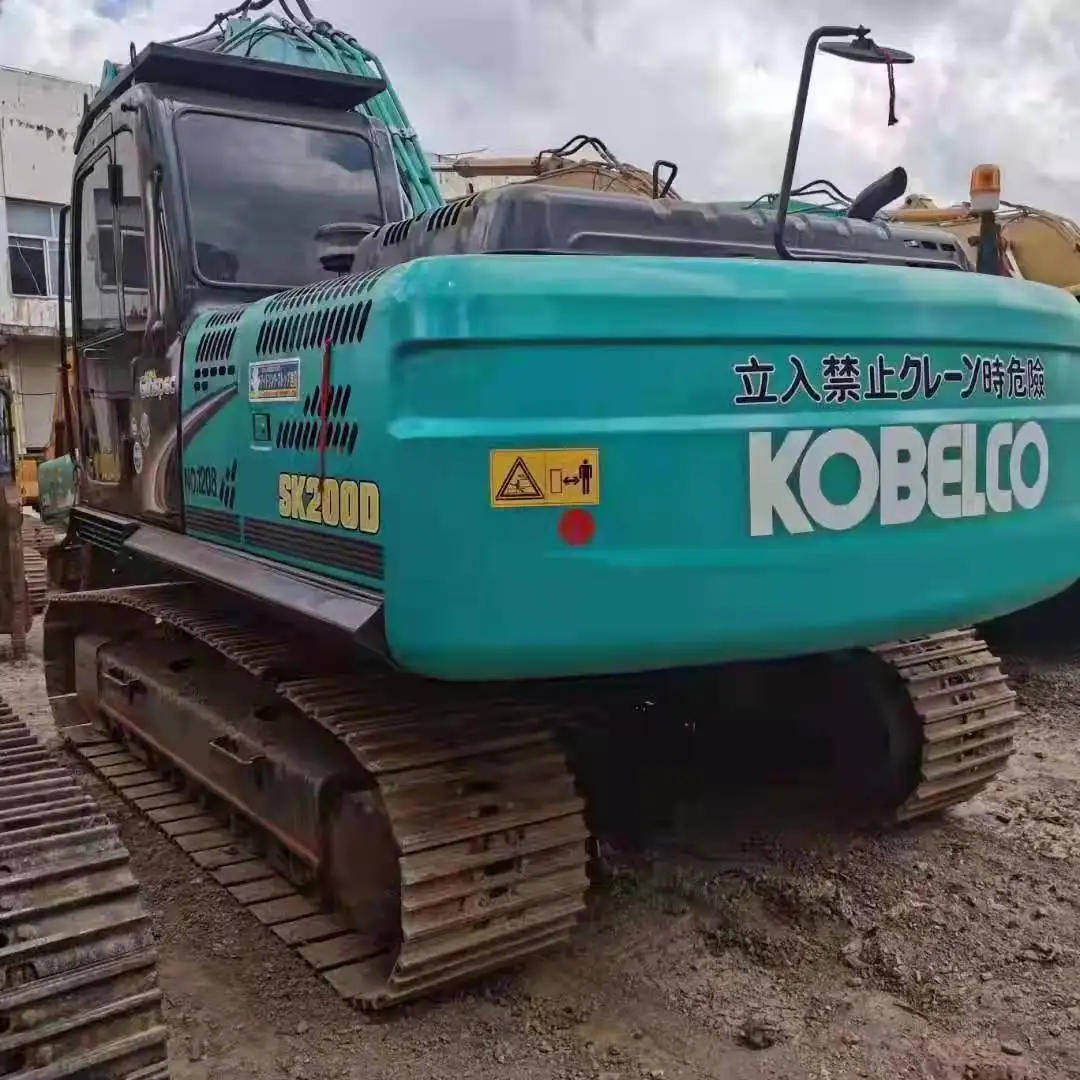 Used kobelco SK200-8   excavator machine price 20 Ton hydraulic crawler Second-hand excavator kobelco