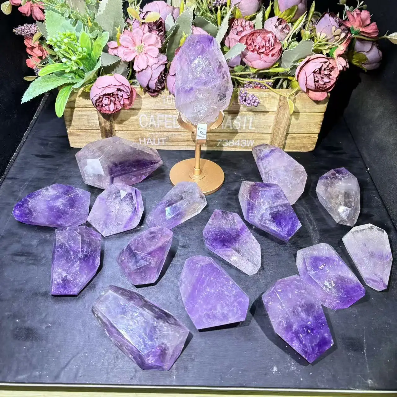 Wholesale High Quality Clear Amethyst Free Form Healing Crystal Quartz Stones Purple Crystal Free Form For Decoration