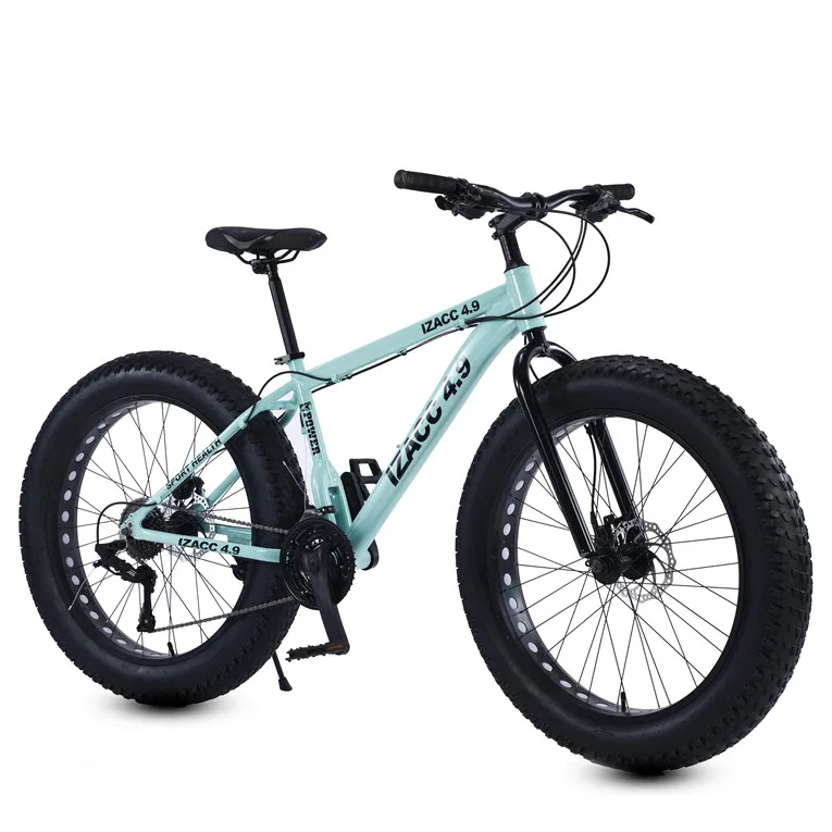 2024 Factory Wholesale High Quality Alloy Frame 26x4.0 Fat Tire Wheel Cycle Snow Mountain Bike Fat Tyre Bicycle for Men
