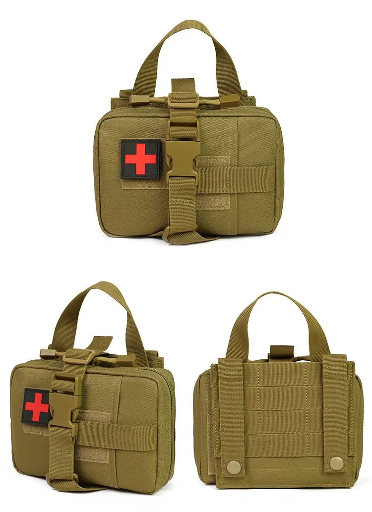 Tactical Camouflage Emergency Molle Storage Pouch Medical First Aid Bag