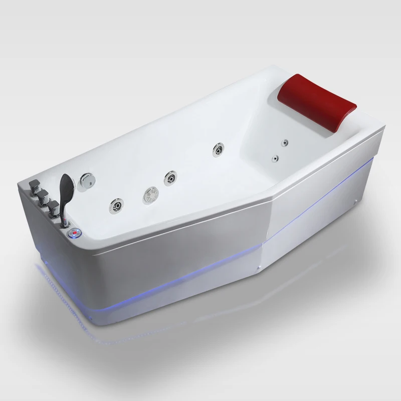 Luxury new design rectangle acrylic bathtub wholesale hot tubs