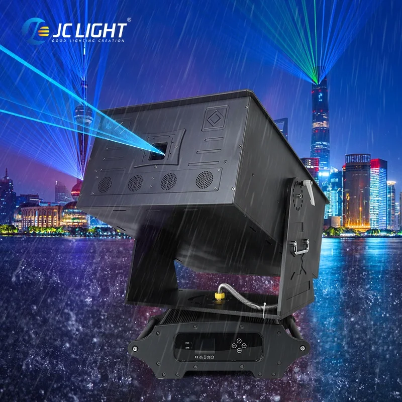 Pro Stage Laser Lights 30w Roof Landmark Laser Light Show Rgb Animation Moving head Lazer For Outdoors Advertising