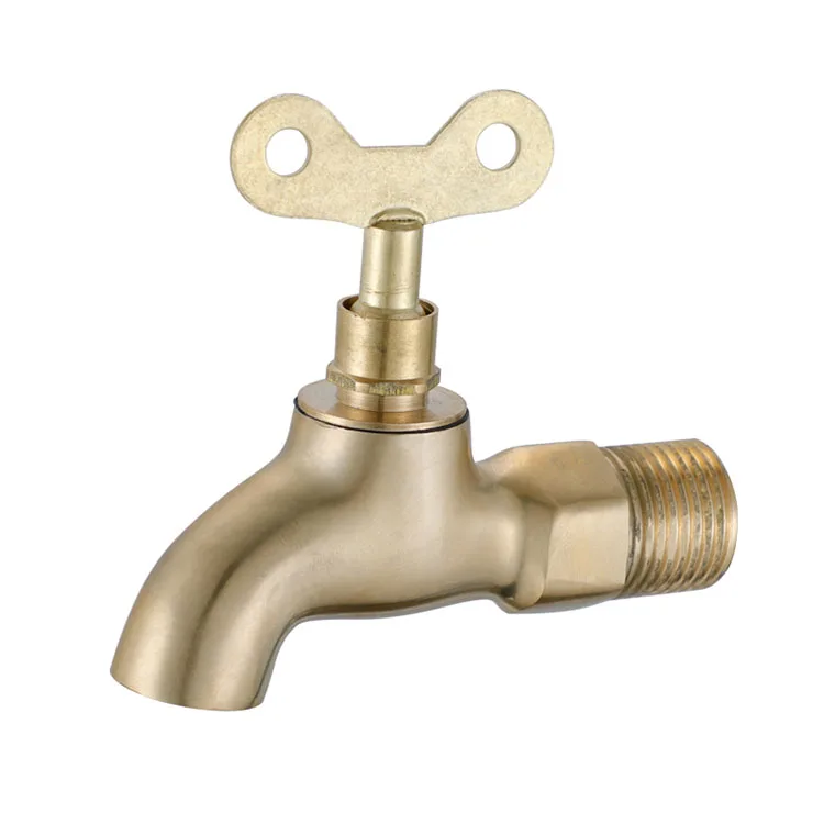 
Outdoor Lockout Vandal Proof Anti Theft Brass Garden Water Taps with Key 