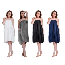 Microfiber Spa Sexy Bath Towel Dress Wrap For Women