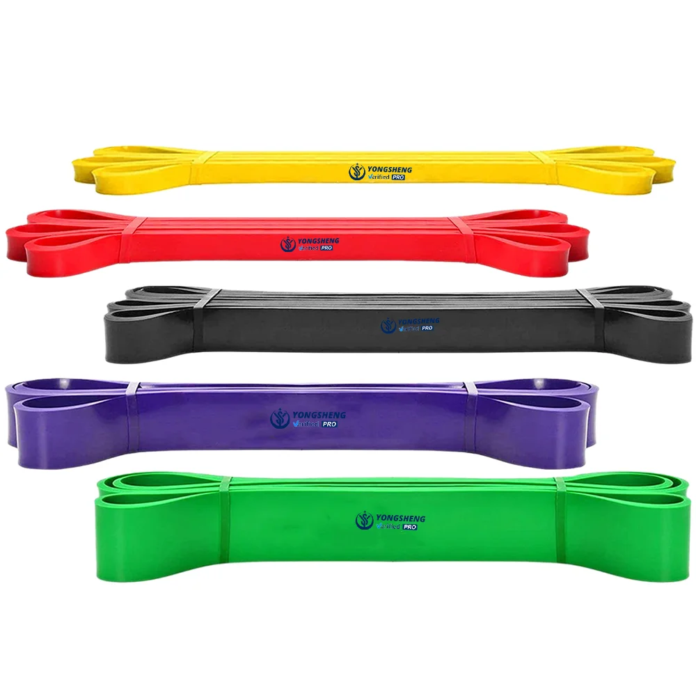 Heavy-Duty Sport Strength Pull Assist Workout Bands Pilates Fitness Equipment Elastic Resistance Band Pilates Exercise Bands