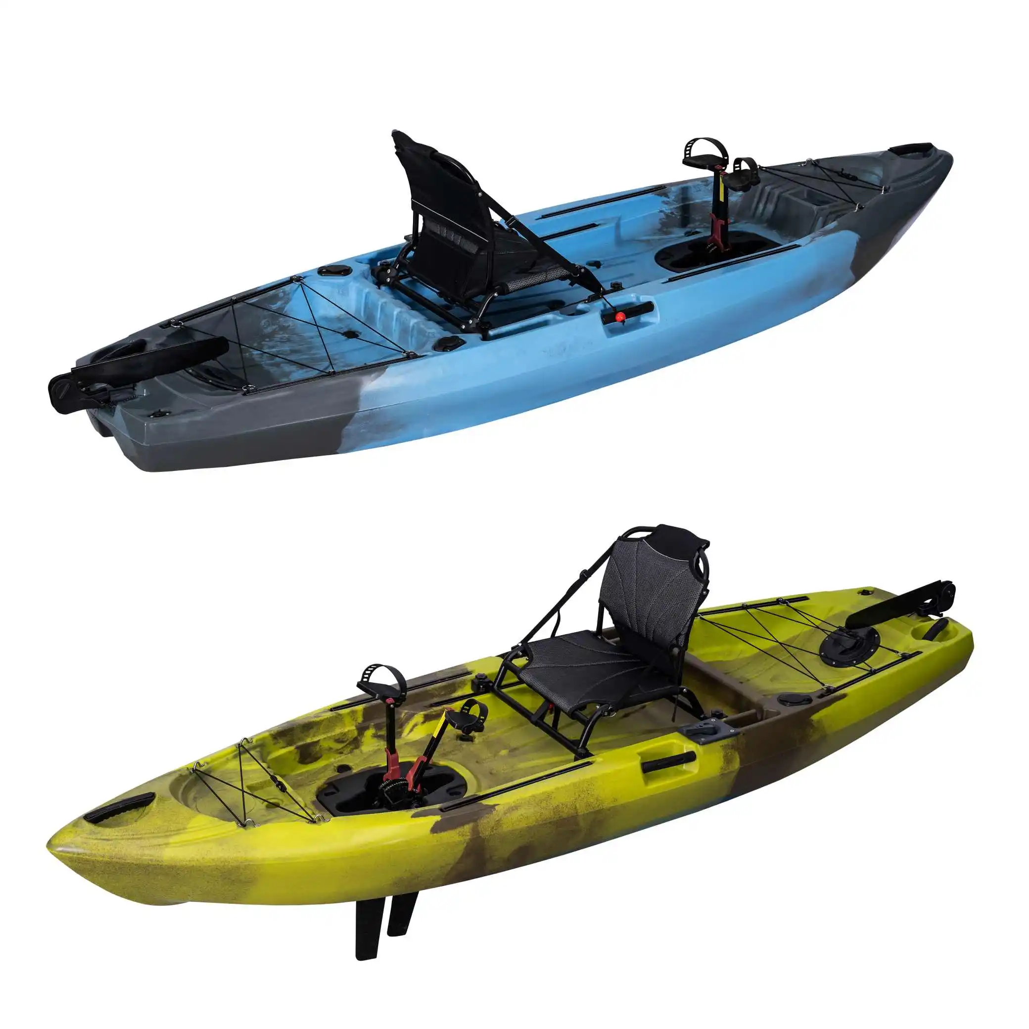 3.04m  Pedal kayak paddle Predator, Ocean Fins Pedal Kick up Kayak Fishing Single Seat Canoe/kayak With Motor