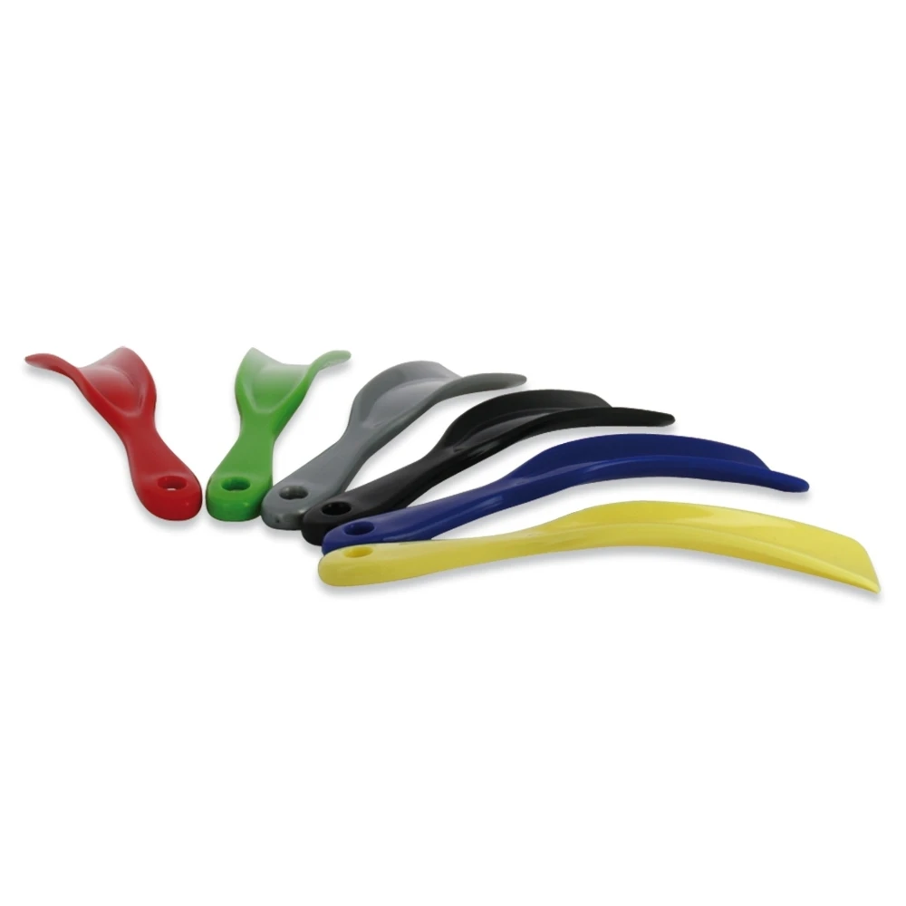 High End Price Excellent Quality Assorted Colors 18 Cm Plastic Shoe Horn For Wholesale Export