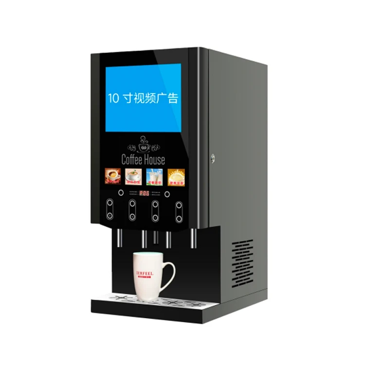 Commercial Single Hot Instant Coffee Machine with Four Flavors New and Used Condition for Coffee Shops and Offices
