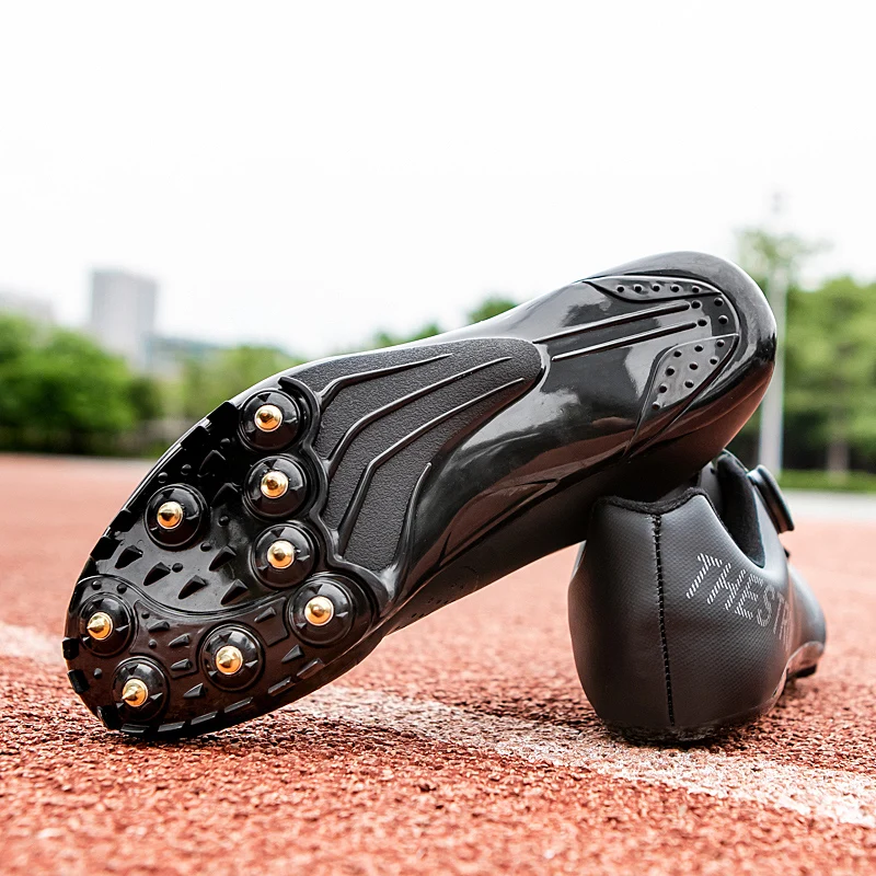 High-end running shoes non-slip breathable lightweight track and field shoes spiked shoes for men