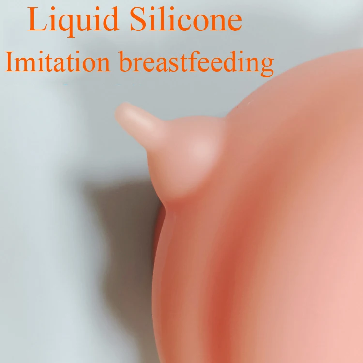 New automatic feeding water milk feeder pet breastfeeding silicone nipple milk feeder for puppies