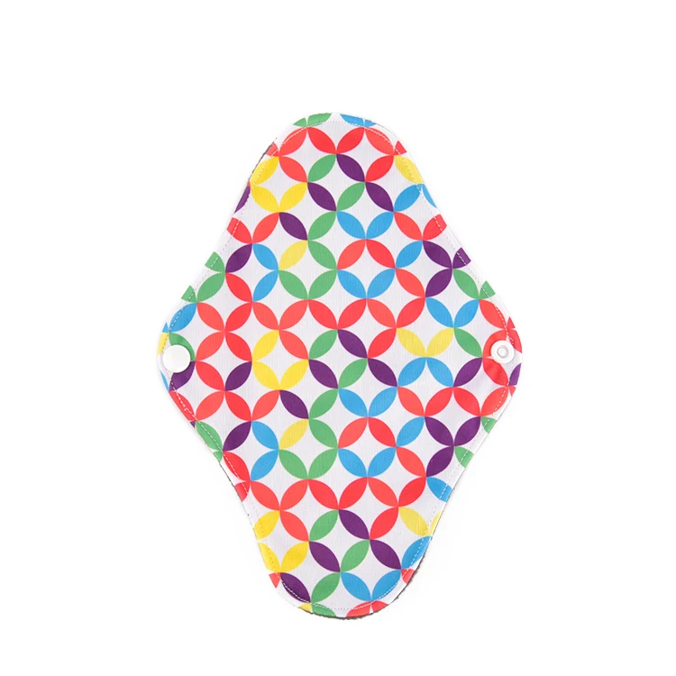 EASYMOM Custom Pattern Reusable Cloth Mama Menstrual Sanitary Pads Bamboo Terry Menstrual Cloth Sanitary Napkins Pads