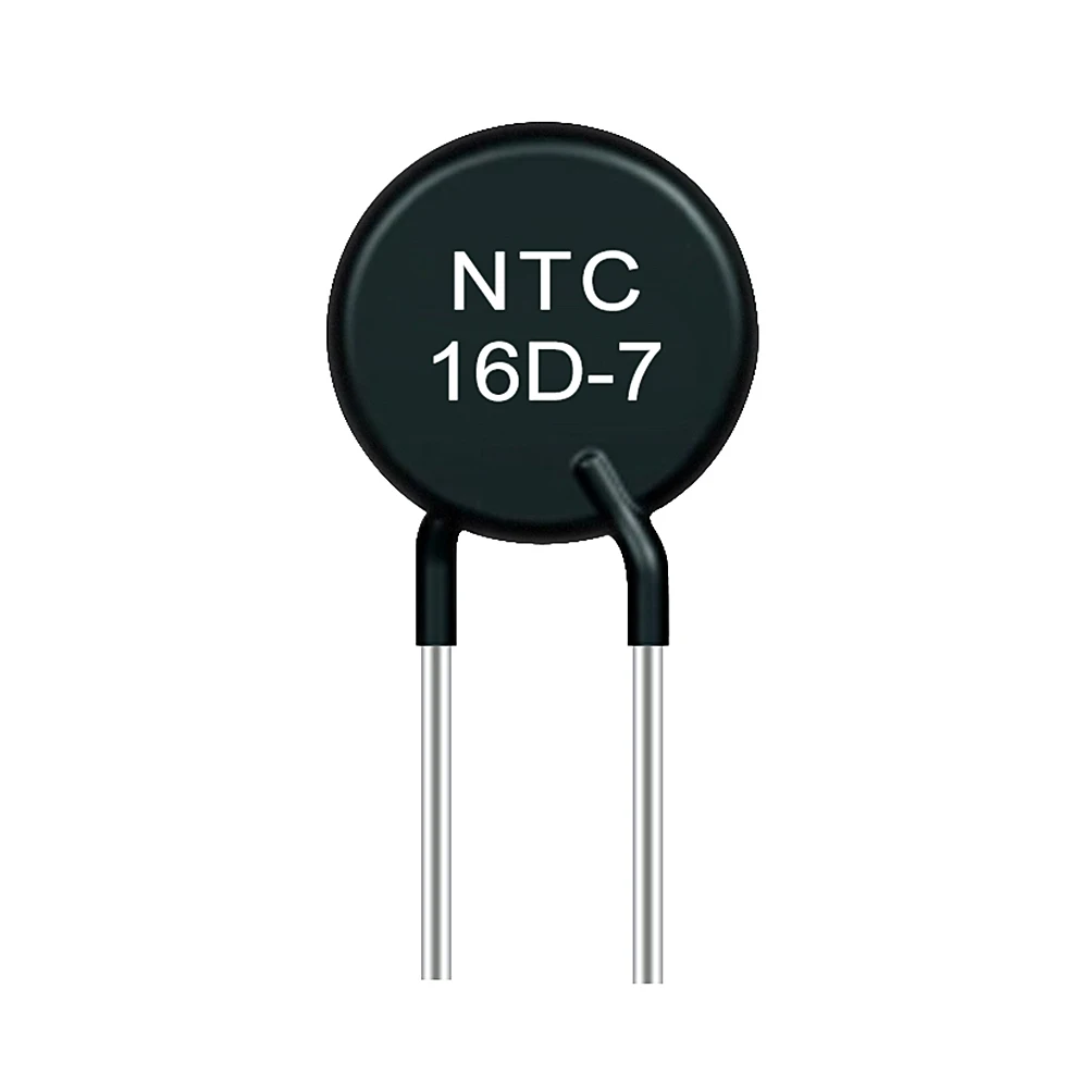 Black Epoxy NTC Thermistor 8d-7 NTC Thermistor For Other Lighting Lamps
