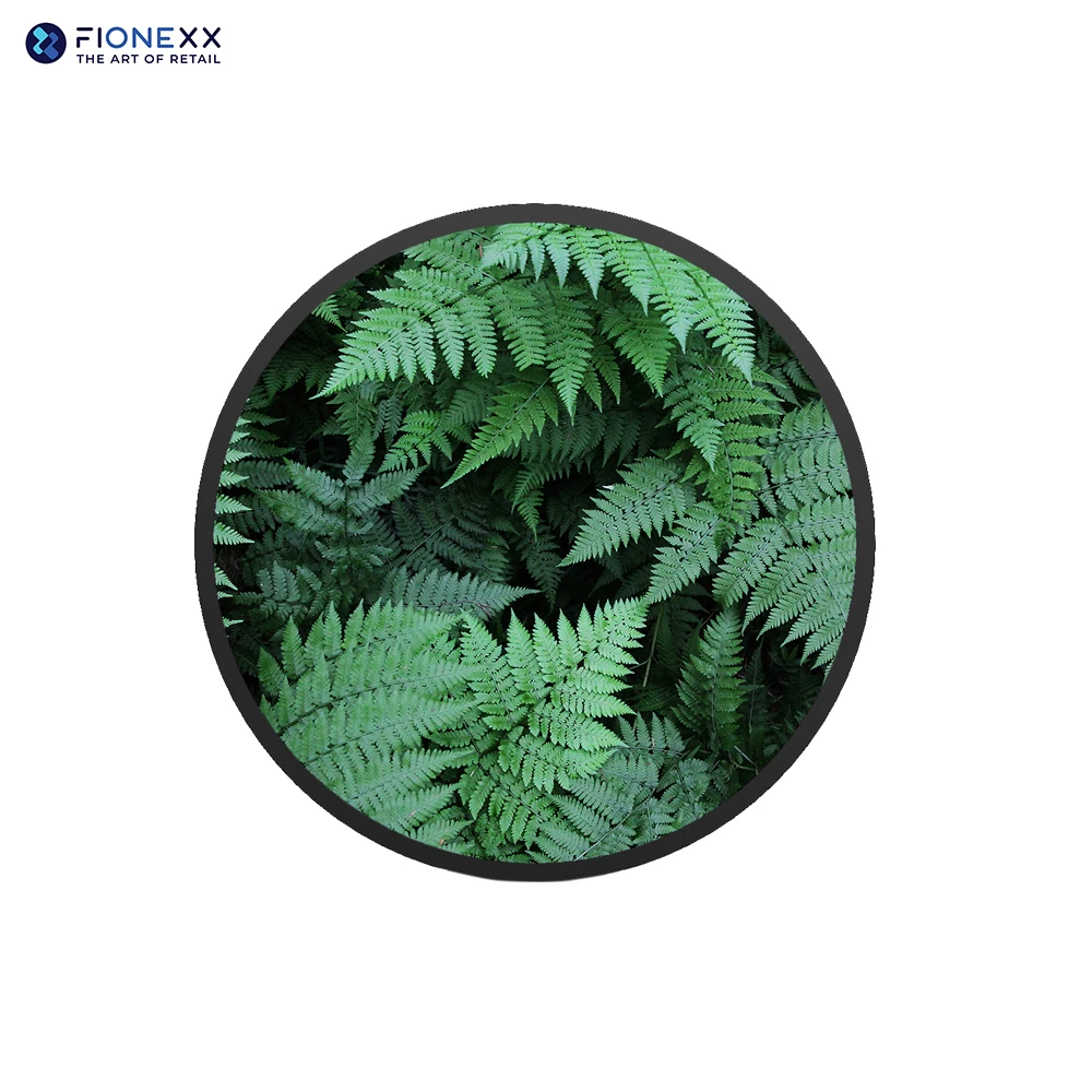 Small circular LCD advertising display Circular LCD display