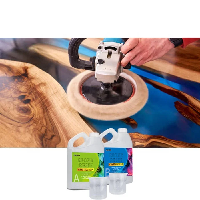 High Clear Bubble Free Two Component Deep Pour Clear Epoxy Resin for Resin Epoxy Table
