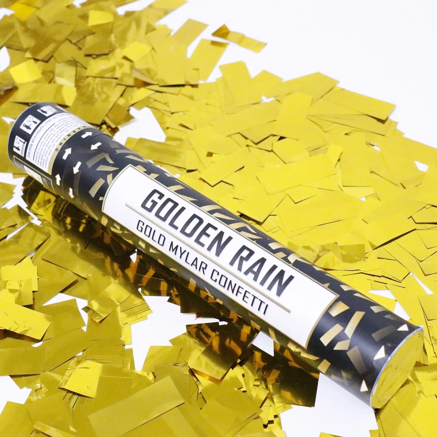 YESHOW New Design Wholesale Decorated Party Wedding Confetti Popper Gold Cannon Sets With MSDS