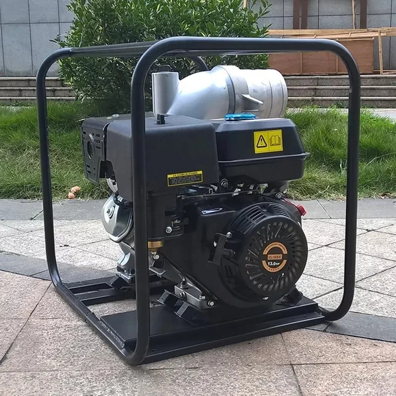 WENXIN 15hp высокого давления 4-х дюймовый водяной насос сельское хозяйство бензиновый двигатель водяного насоса