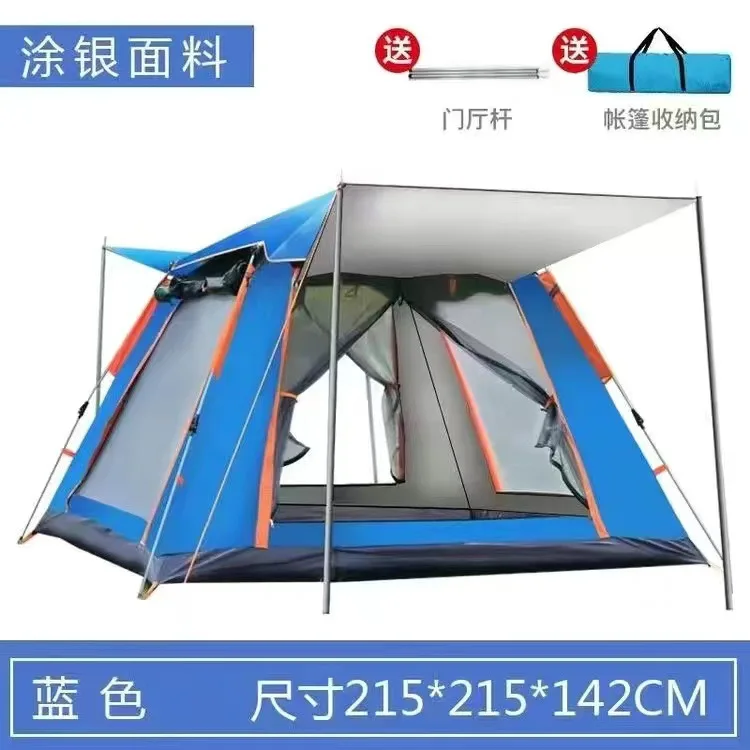 High Quality 5-8 Person Pop up Instant Camping Tent Waterproof Family Hiking Travel Outdoor Tent