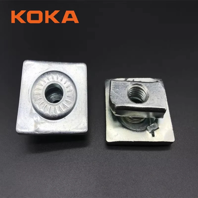 Hot Sale Heavy Duty M8 M10 Unistrut Spring Nut Hot Dip Galvanized Combo Nut with Washer