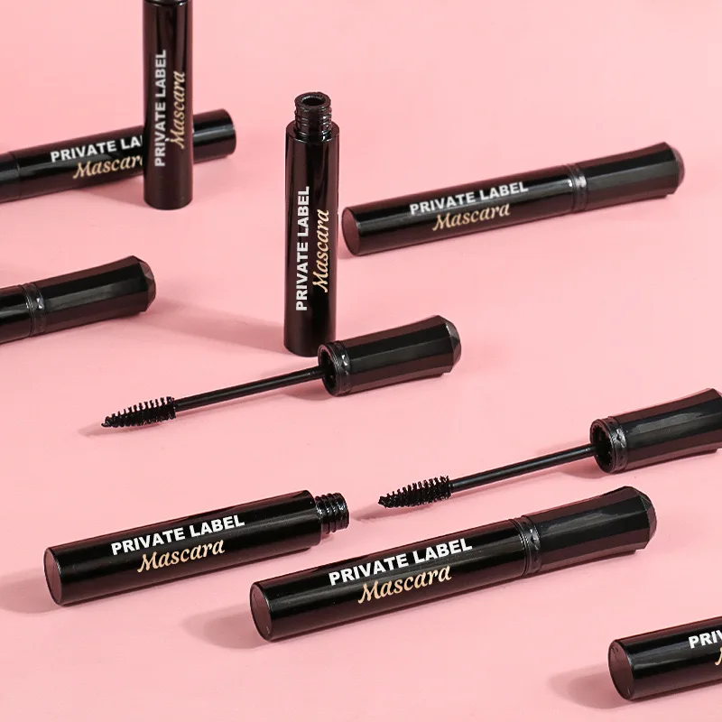 Mascara Private Label Oil Free Waterproof Mascara Black Three-dimensional Curling Natural Easy to Wear Prismatic Mascara