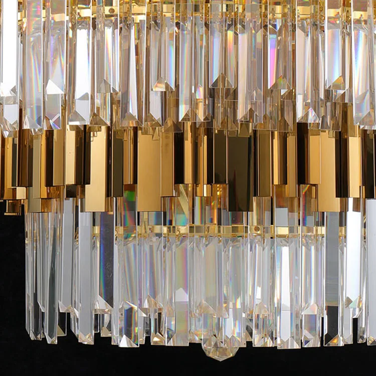 Luxury Crystal Chandeliers & Pendant Lights Hanging Modern LED Lamp Lustre for Home Decor Living Room Dining Room Kitchen Hotel