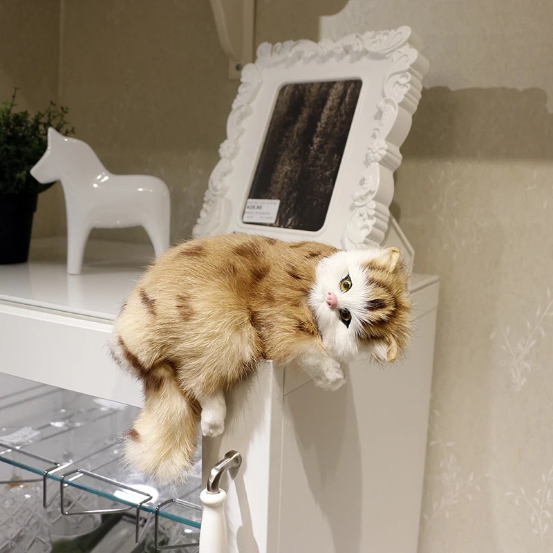 wholesale custom realistic sleeping soft plush breathing cat