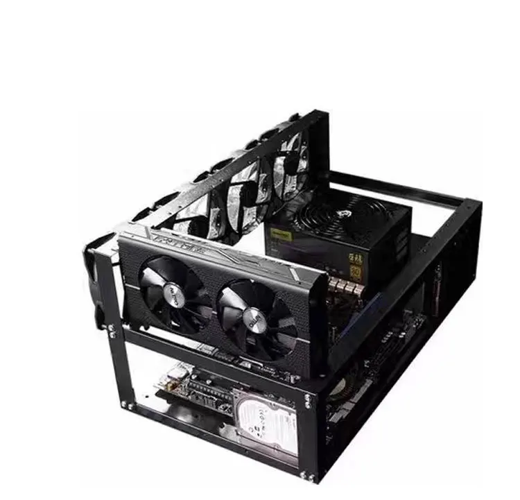 Оптовая продажа с фабрики 12 GPU стальной открытый корпус рамка Корпус открытого типа множеством графических