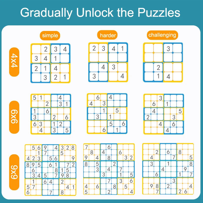 Popular intelligence training kids magnetic education toy math number sudoku puzzle game