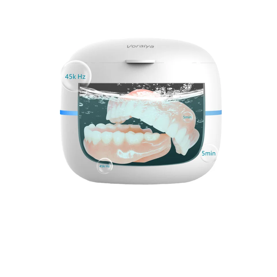 Professional digital ultrasonic denture cleaner can replace dental floss water floss tongue scraper FREE sample  OEM/ODM