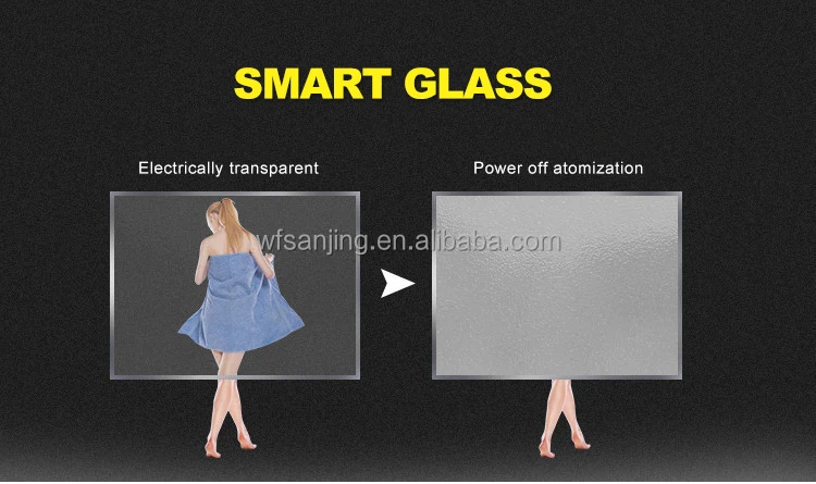 Electrical smart glass film PDLC in roll self adhesive smart film for glass window and partition