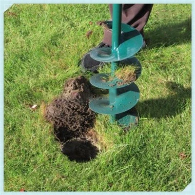 Grass Brick Hole Auger Hole Digger Garden Hand Tool Manual Earth Soil Auger For Sale
