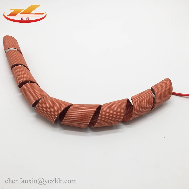 12v flexible silicone heating element for pipe gas cylinder heater