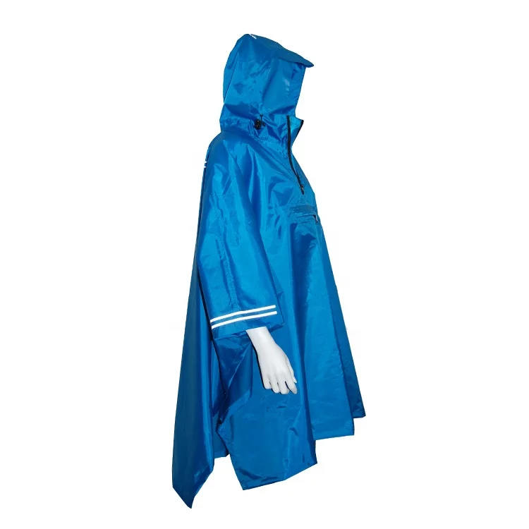 
Custom high quality women polyester waterproof poncho rain wear for sale 