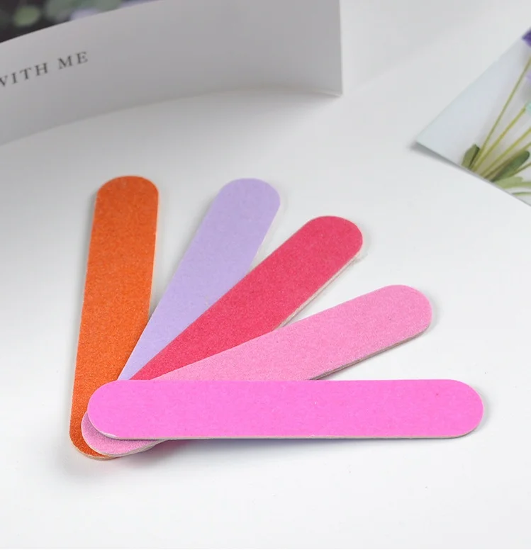Custom Grit Nail File strips Professional Double Side Emery Boards High Quality Nail File Set for Home and Salon Use