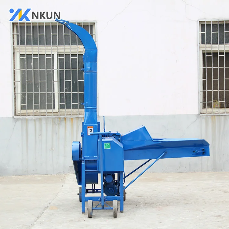 Napier grass chopper machine for animal feed with motor