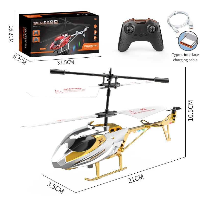 JIMEI Gyro Aircraft Children Hold Large Helicopter with Light 2.5 Channels RC Helicopter Remote Control Helicopter Toys for Kid
